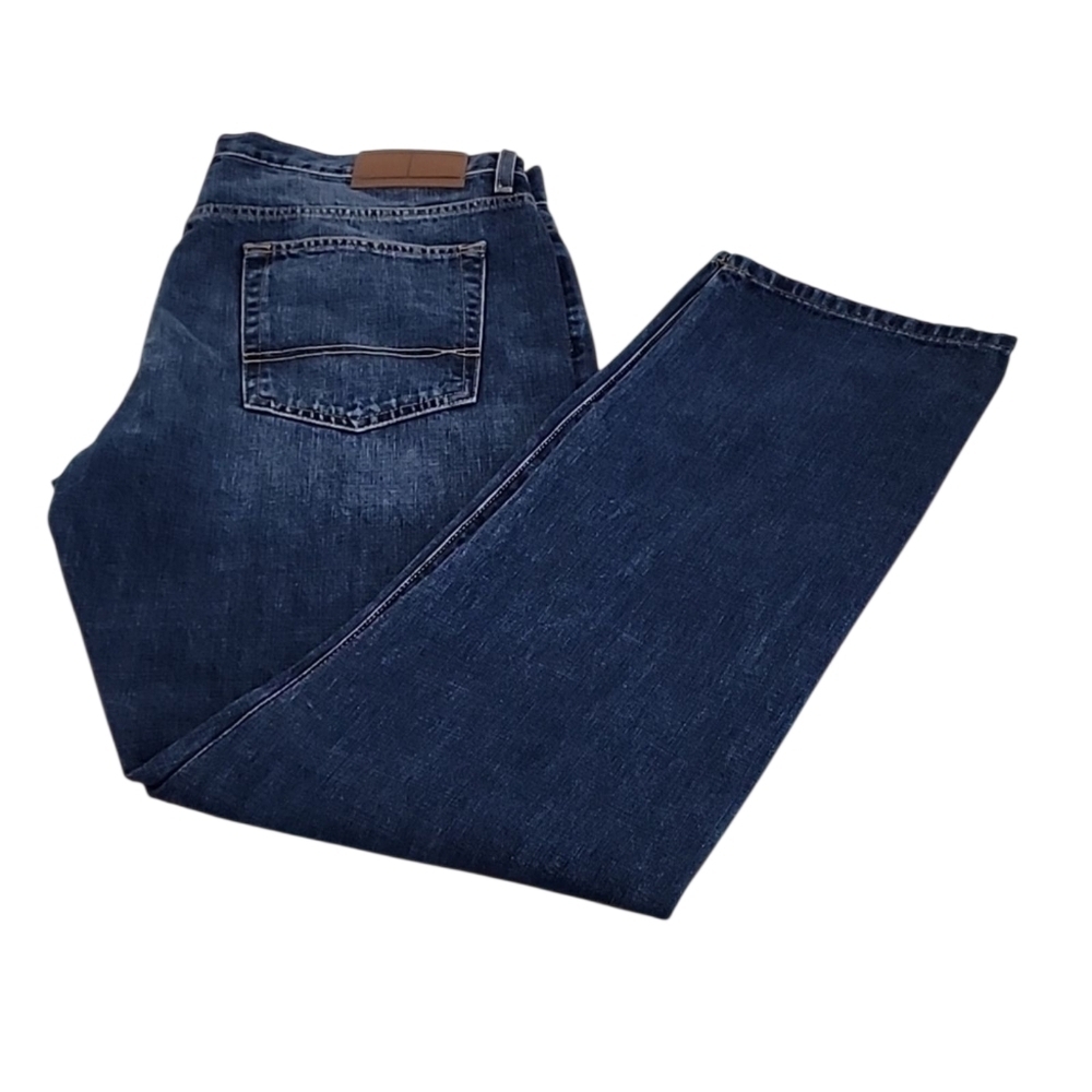 TOMMY HILFIGER DARK WASHED BLUE JEANS